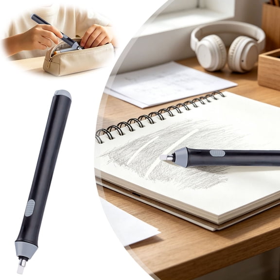 Battery Operated Auto Sketch Eraser Comfort Non Slip Grip Electric Clean Pen For Artist Drawing Sketch Writing Office Art Creation Accessory