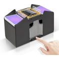 Battery Operated Automatic Card Shuffler 2/4/6 Decks,Electric Casino Card Shuffler Machine for