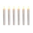 thumbnail image 1 of Battery Operated Candles 7.5 in Flameless with Remote and Timer Dimmer, Set of 6 with White Holders for Holiday Christmas Halloween Decor, 1 of 6