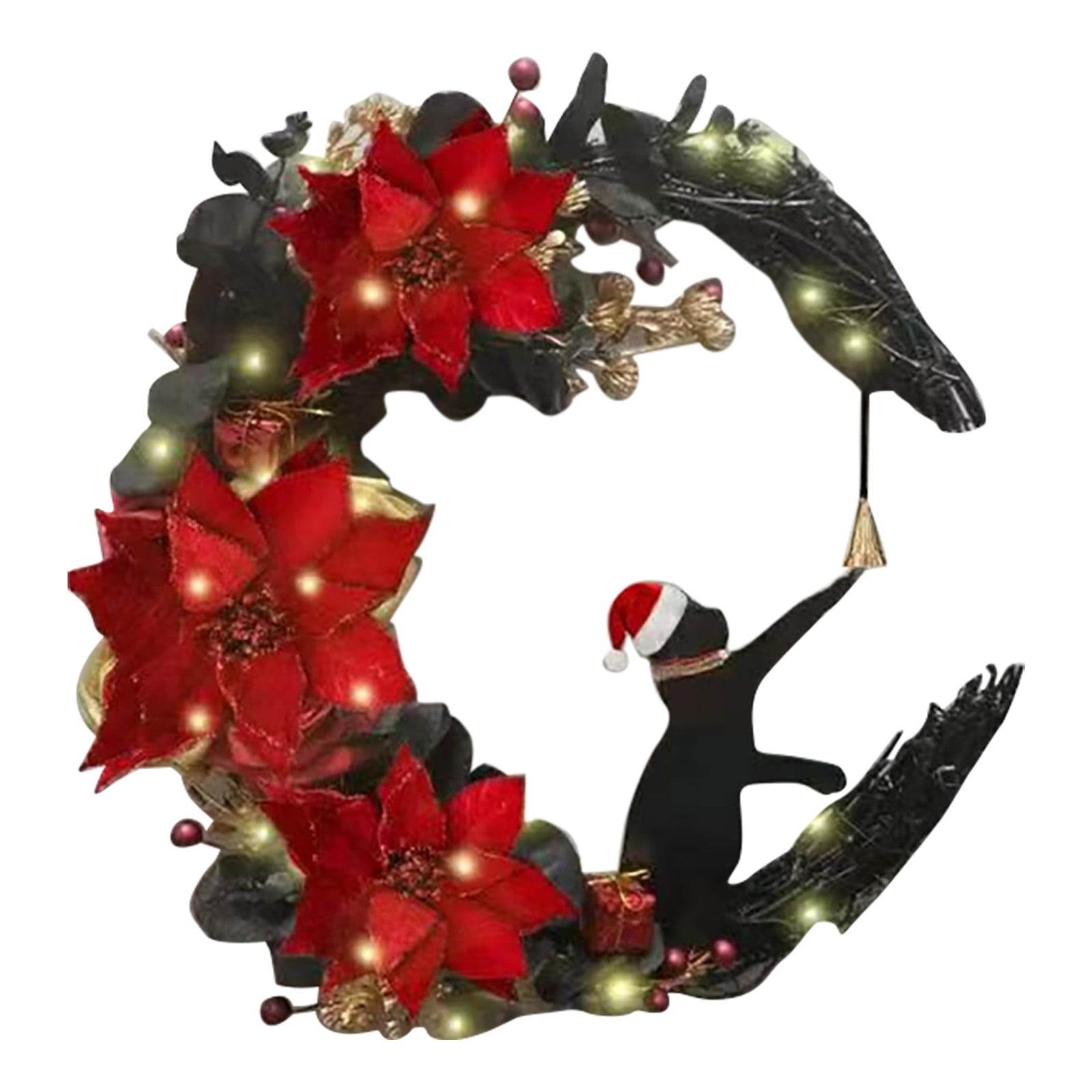 Battery Operated Christmas Wreaths Tweets Sunflower Wreath Farmhouse