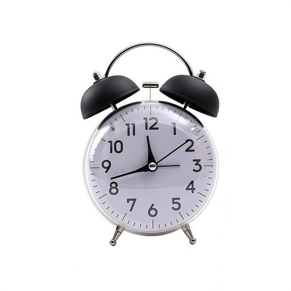 Battery Operated Clock Extra Loud Alarm Built-In Night Light Classic Design Effective Sound Alarm Morning Routine