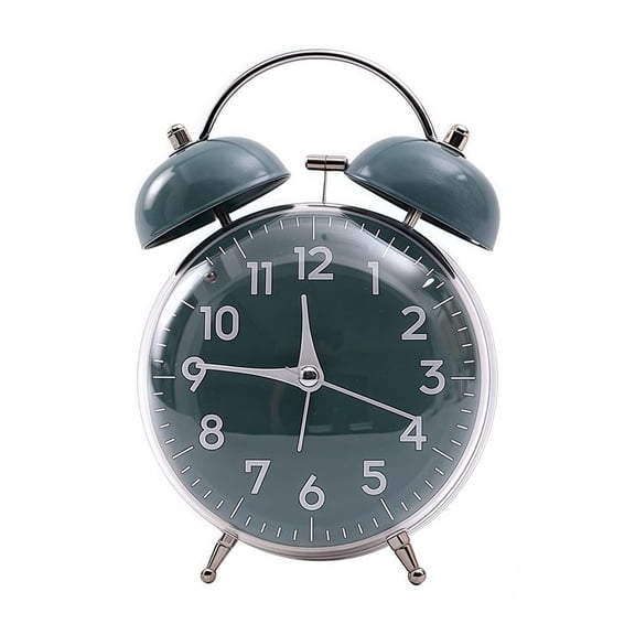 Battery Operated Clock Extra Loud Alarm Built-In Night Light Classic Design Effective Sound Alarm Morning Routine