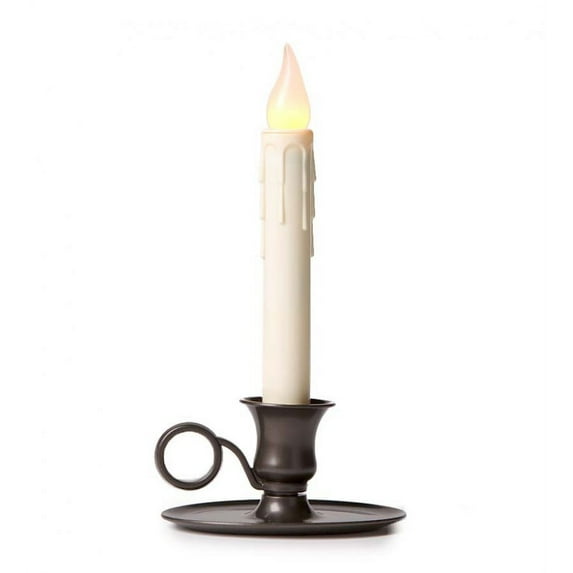 Battery-Operated Cordless Classic Candlestick With Auto Timer