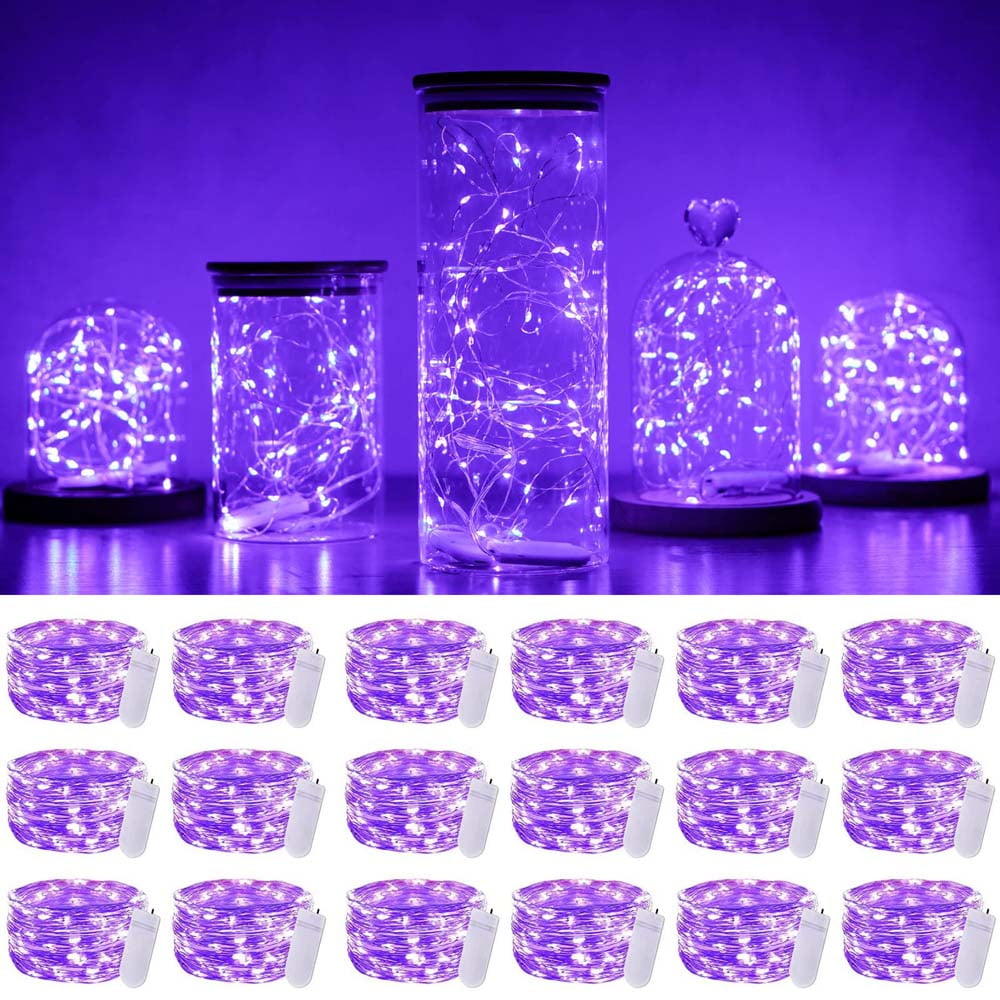 Battery Operated Fairy Lights, LED Lights LED Starry Silver Wire