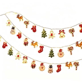 Battery Operated Fairy Lights Metal Silhouette String Lights Indoor Festive Illuminations For Mantel And Window