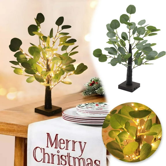 Battery Operated Fall Birch Tree with Lights Artificial Lighted Birch Tree Decor for Thanksgiving Table Centerpiece Home Indoor Autumn Halloween Decorations