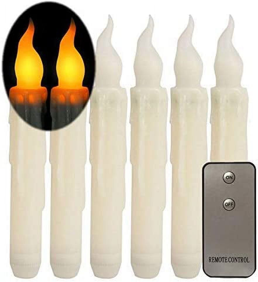 Battery Operated Flameless LED Candles with Remote Control, for