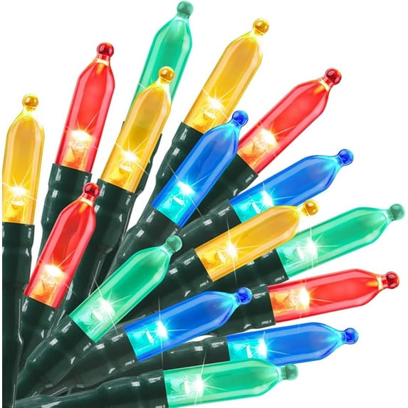 Battery Operated Halloween Indoor String Lights, 8 ft 20 LED Orange Mini Cluster Tree Lights with Timer, Indoor Outdoor Patio Garland Window Decor for Party Christmas Halloween Decorations