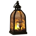 thumbnail image 1 of Battery Operated Halloween Lanterns Outdoor with Pumpkin Skull Witch and Ghost Hand Designs Portable LED Lights with Handle for Indoor Outdoor Halloween Decor Party Favors and Night Light, 1 of 4