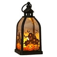 thumbnail image 1 of Battery Operated Halloween Lanterns Outdoor with Pumpkin Skull Witch and Ghost Hand Designs Portable LED Lights with Handle for Indoor Outdoor Halloween Decor Party Favors and Night Light, 1 of 4