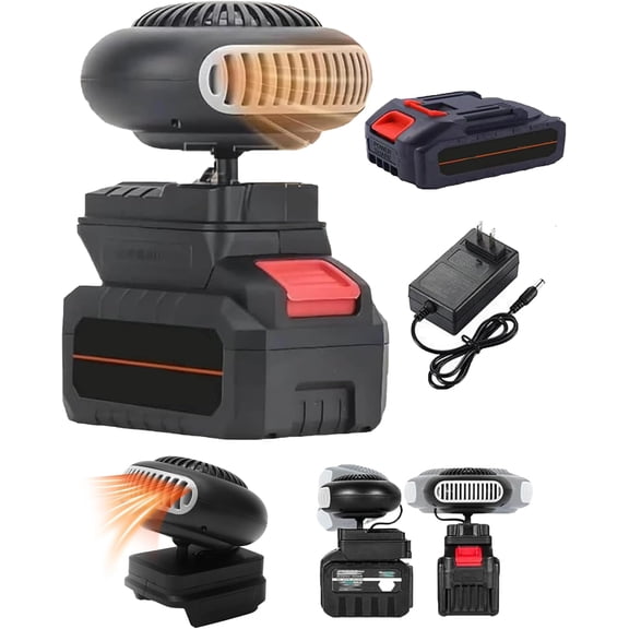 Rotation Mount Mini Battery Operated Heater For Car, Portable Cordless Battery Operated ...