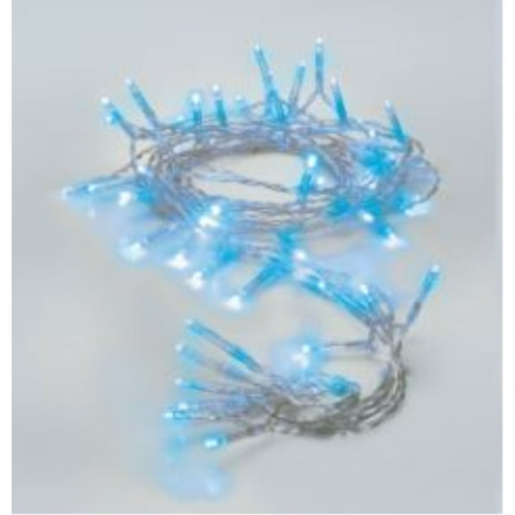 Battery Operated LED Blue 30 Piece String Lights Decoration 9 Feet