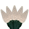 thumbnail image 1 of Northlight LED C6 Faceted Christmas Lights - Warm White  - 15.75’ Green Wire  - 50ct, 1 of 6