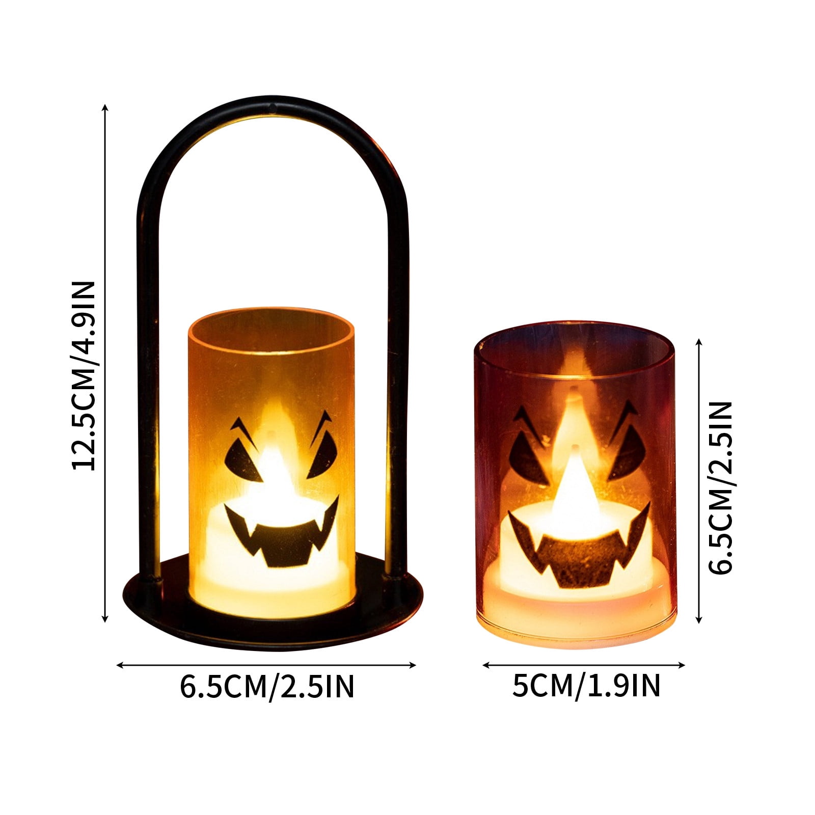 Battery Operated LED Candles with Flickering Flame, Jack Lantern ...