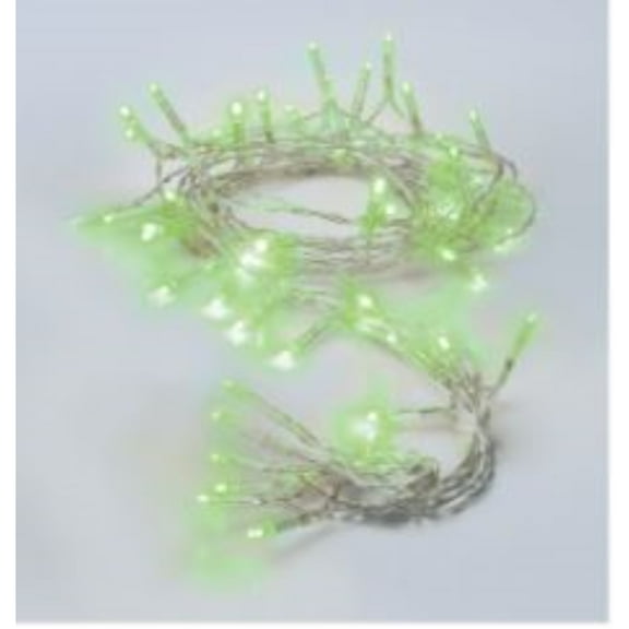 Battery Operated LED Green 30 Piece String Lights Decoration 9 Feet