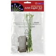 thumbnail image 1 of Battery Operated LED Light String Set, 15 Bulb, Purple, 1 of 3