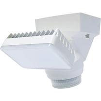 IQ America Motion Security Floodlight 1600 Lumen 180 deg 70ft detection Wall Eave Mount WH