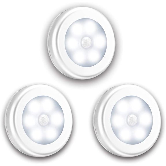 Battery Operated LED, Motion Sensor Light For Indoor Lighting, Oversized Beam Angle Wireless Light Ensures Bright Light In Closet Or Cupboard Spaces