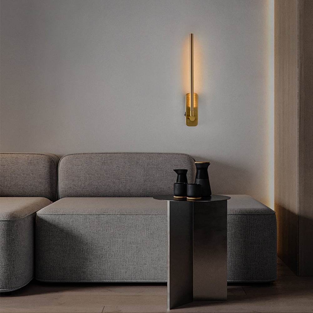 Battery Operated LED Picture Light Brass Gold Remote Control ...