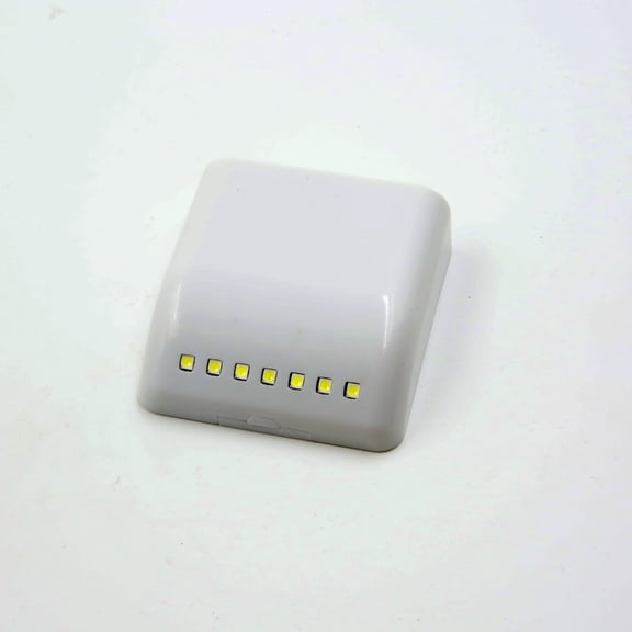 Battery Operated LED Smart Sensor Night Light, Hinge Mounted Auto On Off Cabinet Lamp, Energy Saving Wireless Induction Light for Wardrobe Drawer Closet Indoor Dim Lighting