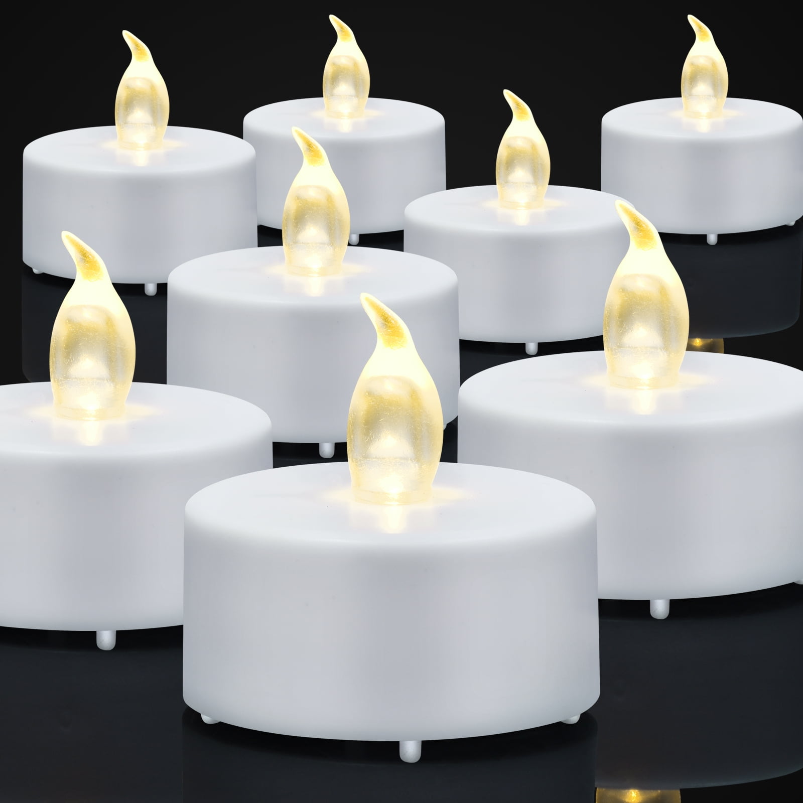 Battery Operated LED Tea Lights 24PACK Flameless Votive Candles Lamp