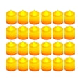 thumbnail image 1 of Battery Operated LED Tealight Candles, 24 Pack Flameless Votive Candles, Realistic Electric Artificial Small Tea Light Candle, 1 of 5