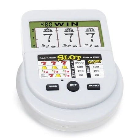 Battery-Operated Mega Screen Portable Triple Slots Electronic Game