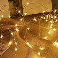 Battery Operated Mini Copper Wire Fairy Lights 1 Pack with Timer