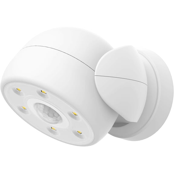 Battery Operated Motion Sensor Spotlight, Wireless LED Flood Light Indoor Outdoor, Super Bright Waterproof Security Lighting, Motion Uplight for Wall Front Door Shed Hallway, 200 Lumens