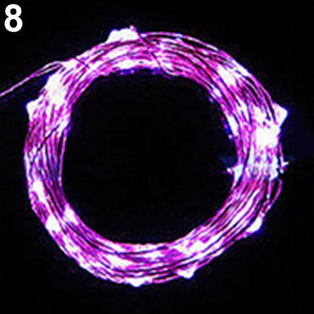 Battery Operated Romantic Mini LED Copper Wire String Fairy Lights 2M ...
