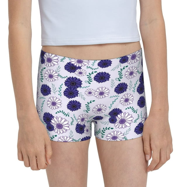 Easygdp Daisies Flowers Girls Hipster Cotton Underwear Little Girls
