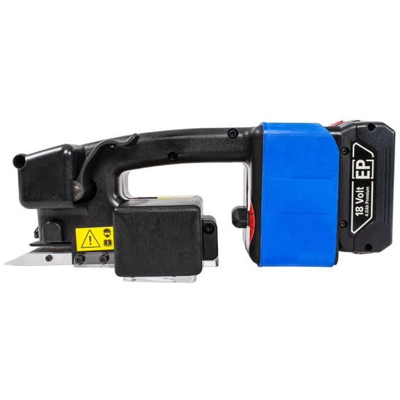 Battery Operated Sealer for 1/2" - 1 1/4" Polyester Polypropylene Strapping - Friction Welder for Flat Package Loads- Batter and Charger Included - EP-1270 - Made in USA
