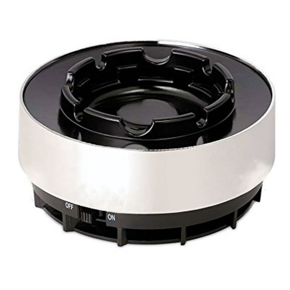 Battery-Operated Smokeless Ashtray, ABS Plastic, Carbon Filter, Portable, Washable