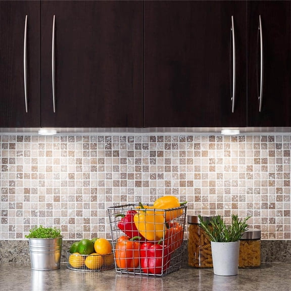 Battery Operated Soft White LED White Puck Light with Motion Sensor (3-Pack)