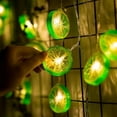 thumbnail image 1 of Battery Operated String Lights, Lime Green Lemon Slice Led Fairy Lights 7.96 Inches (2 Meters) With 10 Lights, Decorative String Lights For Party, Bedroom, Patio, Wedding,, 1 of 1