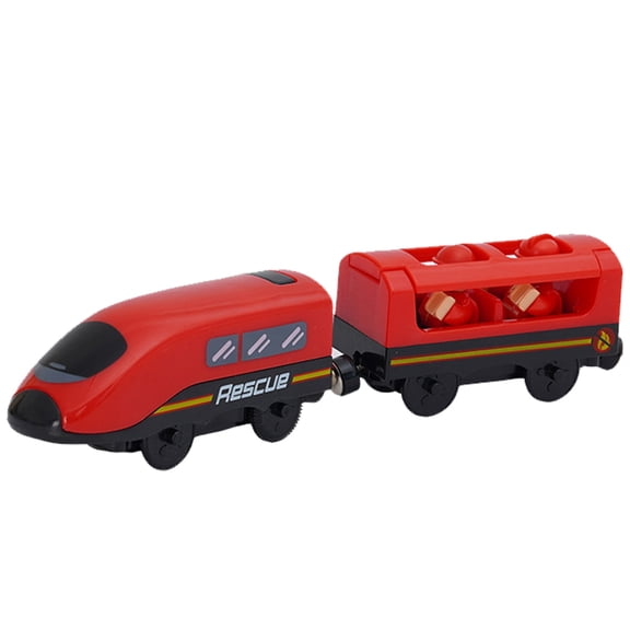 Battery Operated Train Set For Wooden Train Track , Wooden Tracks, Train Toys For Toddlers 3Y+