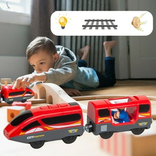 Hape Battery Powered Rolling-Stock Set - Colorful Wooden Train Set, Kids  Ages 3+ at Tractor Supply Co.