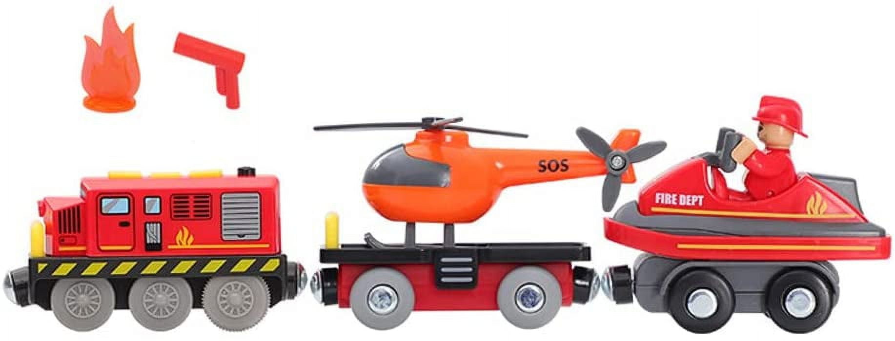 Electric Train Toy, Battery Operated Action Locomotive Train Magnetic...