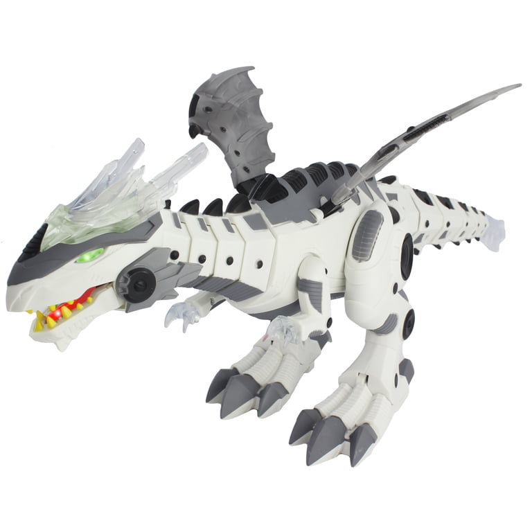 Battery Operated Walking Dinosaur Dragon Robot Robotic Dino with