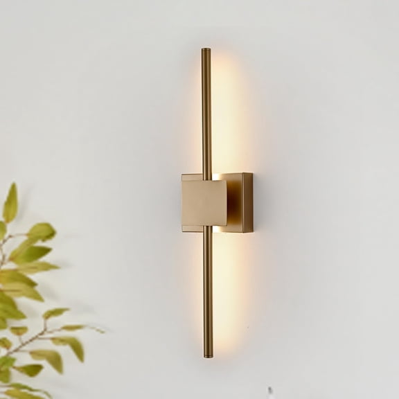 Battery Operated Wall Sconce Black Modern Wireless Wall Light with Remote Control