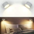 thumbnail image 1 of Battery Operated Wall Sconce, Wireless Magnetic Wall Lights with Remote, 16 Colors RGB Rechargeable Ambient Sconce, 3 Color Temp, Dimming & Removable, Wall Mounted Lamp for Bedroom, 1 of 8