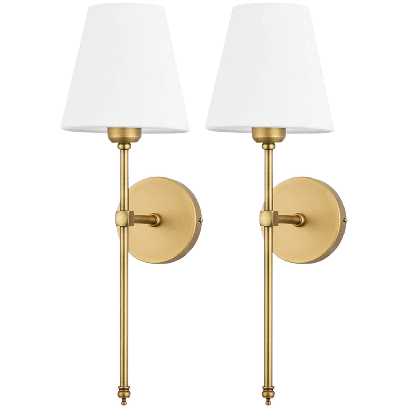 Gold Crystal Wall Sconce With Remote - Dimmable LED Light, 3000K-6500K, App Control For Bedroom, Bathroom, Living Room