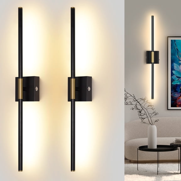 Battery Operated Wall Sconces Set Of 2, Wireless USB Rechargeable Wall Lights With Remote Control, 360° Rotation,Dimmable LED Rechargeable Sconces Picture Lamp For Living Room,Bedroom,Hallway