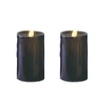 thumbnail image 1 of Battery-Operated Warm White LED Flameless Candles, Black, 5.5", 2 Count, Halloween by Way To Celebrate, 1 of 8