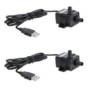 Battery Operated Submersible Water Pump for Aquarium Fountain Pond Circulating 10V USB Mini Quiet Underwater Pump