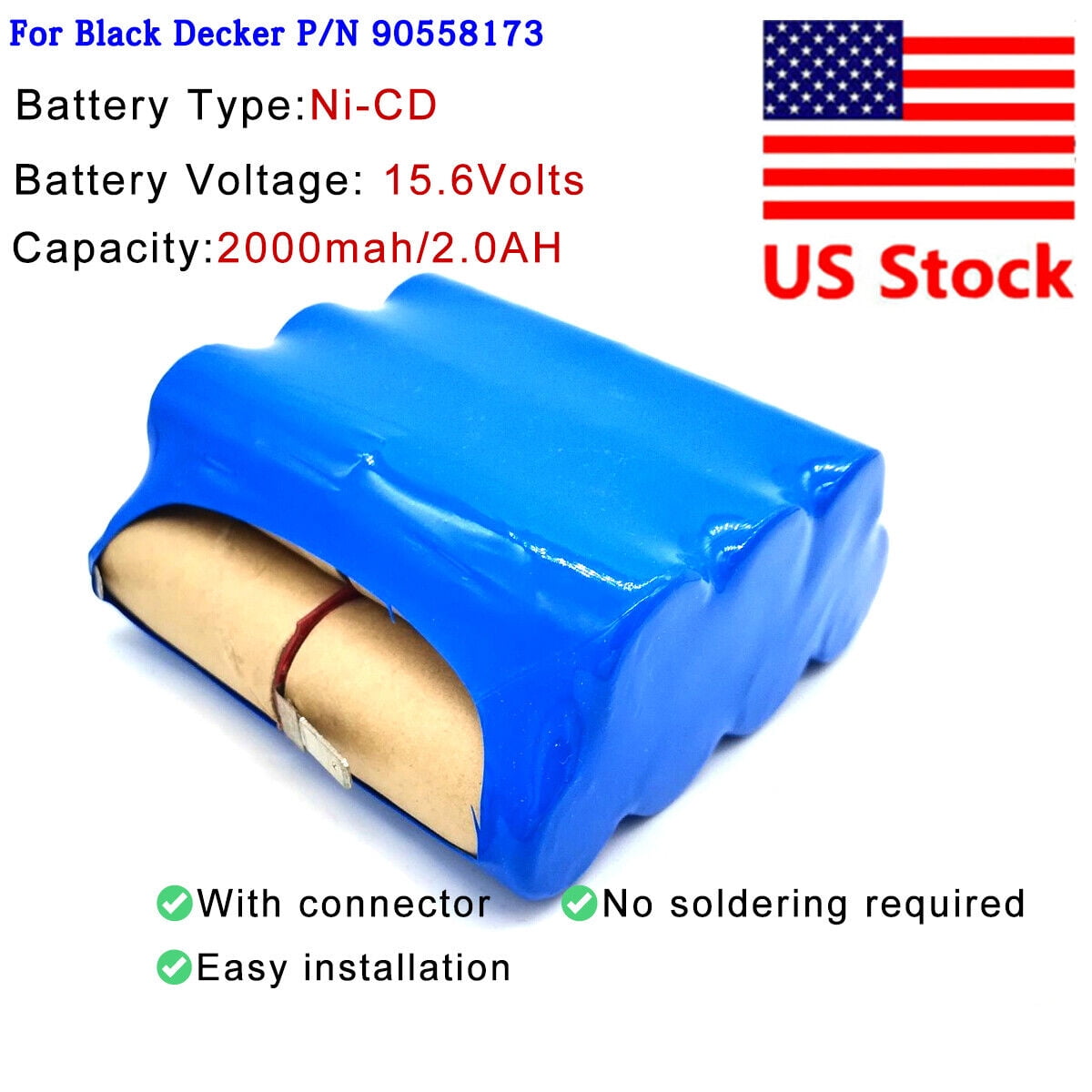 Black & Decker Battery Pack [no Longer Available] 5100363-02 - Part Shop  Direct
