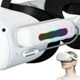 Battery Pack for Oculus Quest 2, RGB Light 5000mah Battery Pack For Quest 2/Meta Quest 2,VR Mini