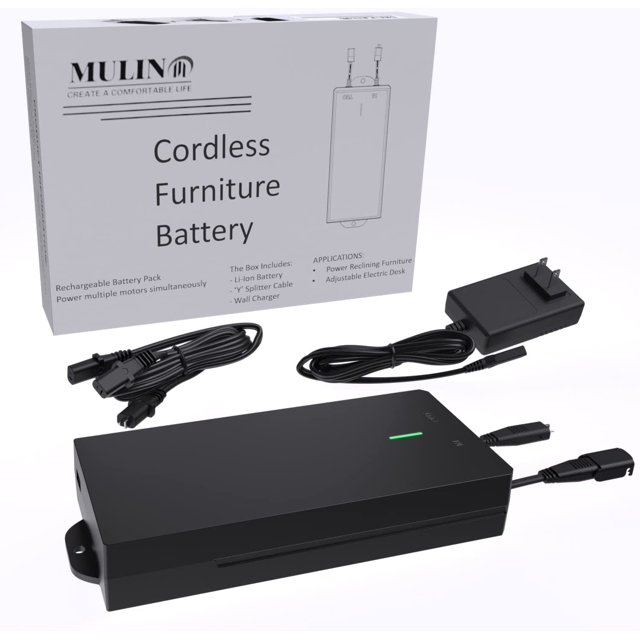 Battery Pack for Recliner Furniture 4000mAh High Capacity Rechargeable