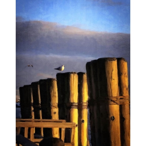 Battery Park Pier Poster Print - GST (24 x 36)