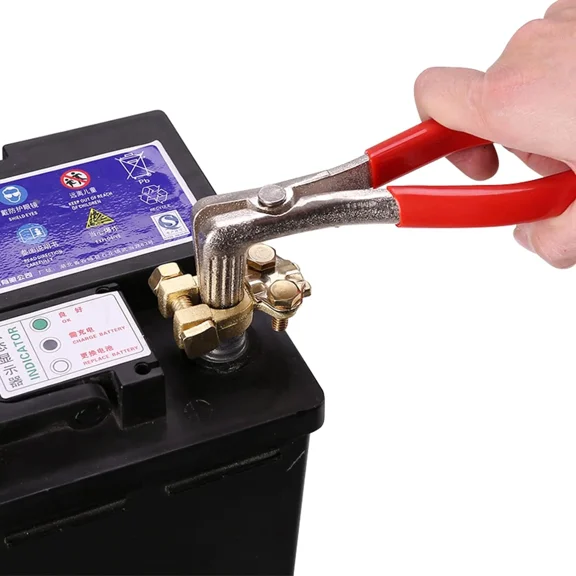 Battery Plier Professional Battery Plier Battery Spreader Battery Pliers Silver Professional ForBattery Battery Spreader Tool